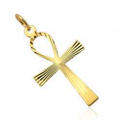 Krzyżyk złoty bez wizerunku...