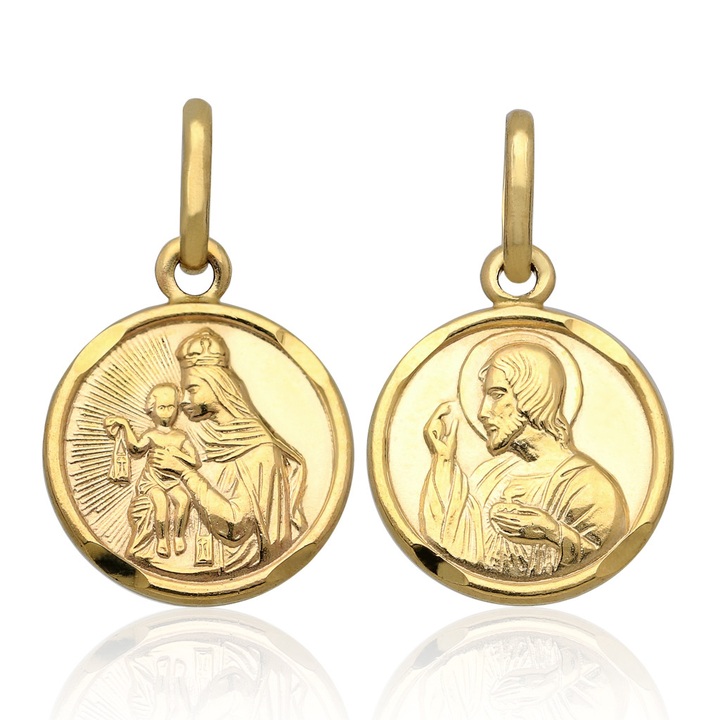 Medalik złoty M.B.Szkaplerzna złoto pr.585