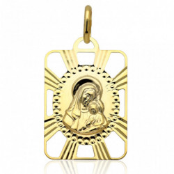 Medalik złoty diamentowany...