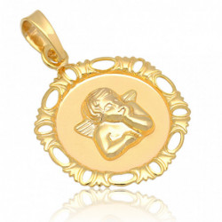 Medalik złoty aniołek...