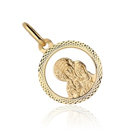 Medalik złoty M.B.Częstochowska złoto pr.585