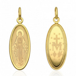 Medalik złoty Niepokalana...