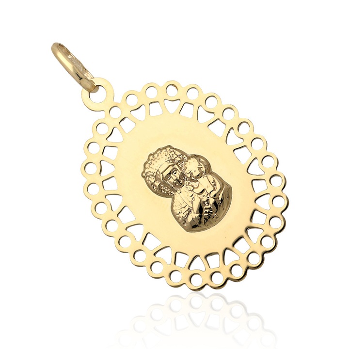 Medalik złoty M.B.Częstochowska złoto pr.585