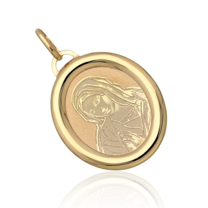 Medalik złoty M.B.Bolesna owal złoto pr.585