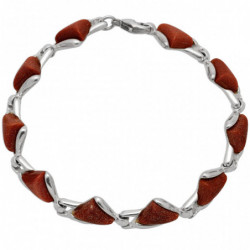 Bransoletka srebrna 19cm z...