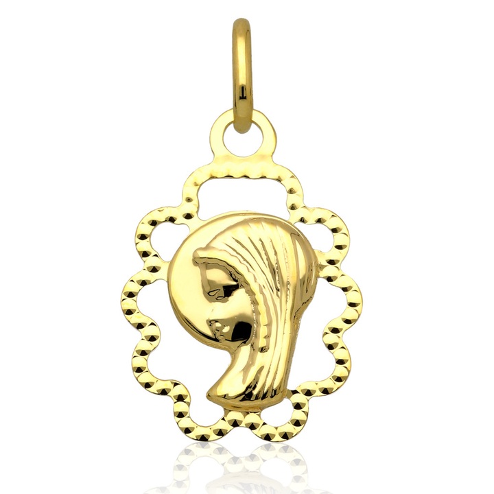 Medalik złoty Madonna złoto pr.585