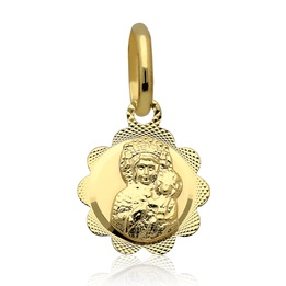 Medalik złoty M.B.Częstochowska złoto pr.585