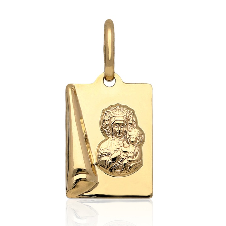 Medalik złoty M.B.Częstochowska złoto pr.585