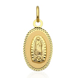 Medalik złoty Matka Boża z guadalupe pr.585