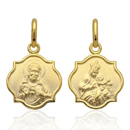 Medalik złoty M.B.Szkaplerzna złoto pr.585