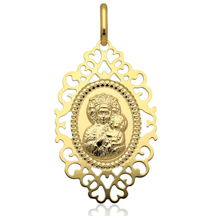 Medalik złoty M.B.Częstochowska złoto pr.585
