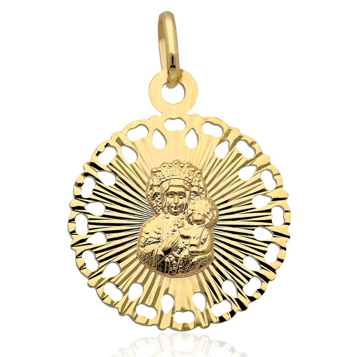 Medalik złoty M.B.Częstochowska złoto pr.585