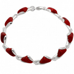 Bransoletka z czerwonym...