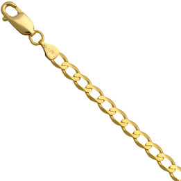 Łańcuszek złoty pancerka 60cm 4.6mm złoto pr.585