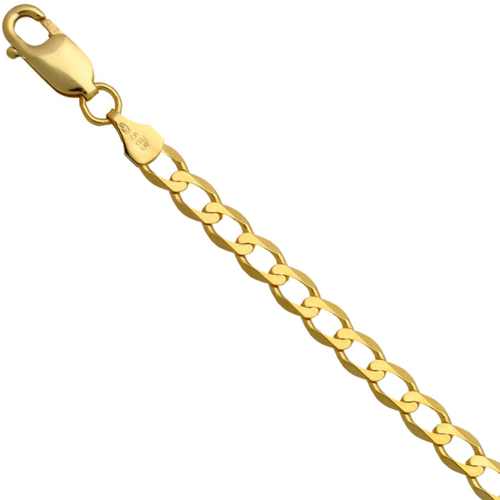 Łańcuszek złoty pancerka 60cm 4.6mm złoto pr.585