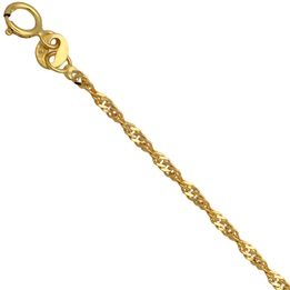 Łańcuszek złoty singapur 60cm 2mm złoto pr.585