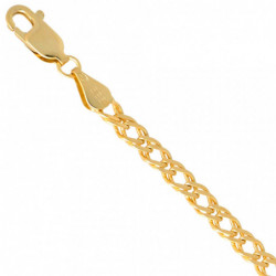 Łańcuszek złoty rombo 45cm...