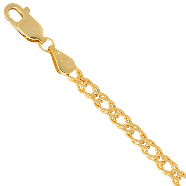 Łańcuszek złoty rombo 50cm 3.5mm złoto pr.585