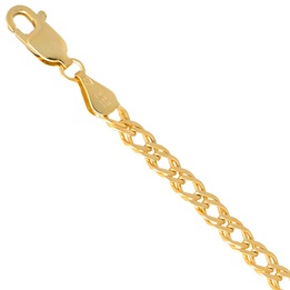 Łańcuszek złoty rombo 55cm 3.5mm złoto pr.585