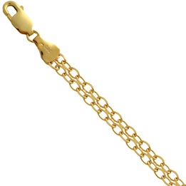 Łańcuszek złoty bismark 45cm 4mm złoto pr.585