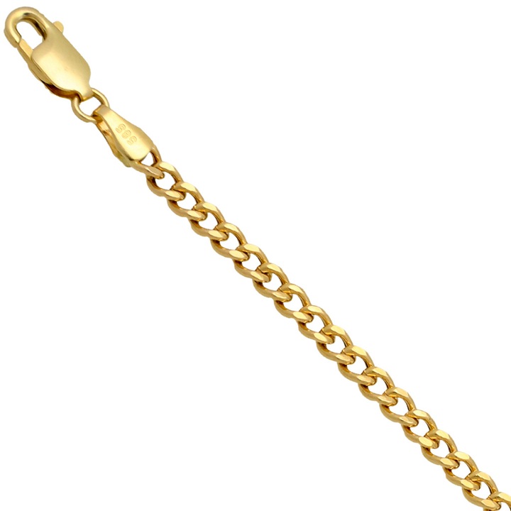 Łańcuszek złoty pancerka 50cm złoto pr.585
