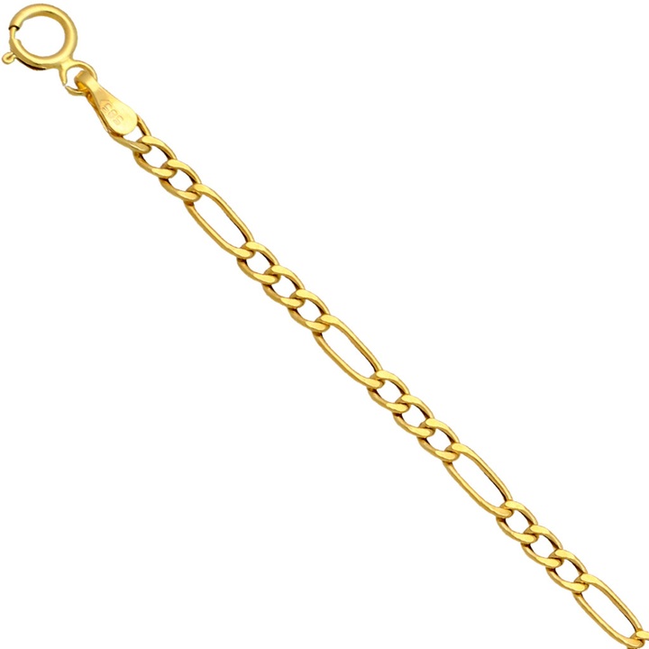 Łańcuszek złoty figaro 45cm złoto pr.585