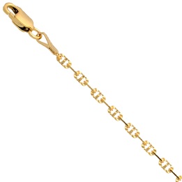 Łańcuszek złoty żyletka 55cm złoto pr.585