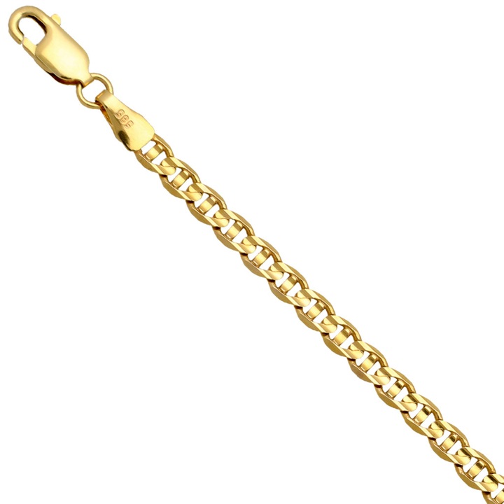 Łańcuszek złoty żyletka 55cm 3.3mm złoto 585