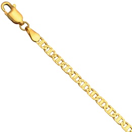 Łańcuszek złoty żyletka 40cm złoto pr.585