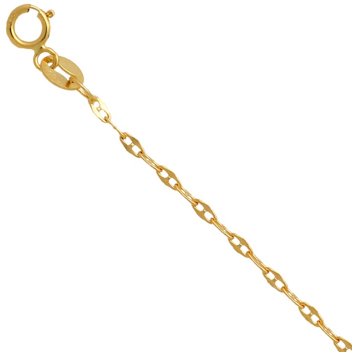 Łańcuszek złoty żyletka 40cm 1.2mm złoto pr.585
