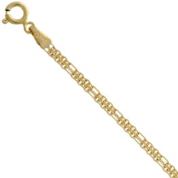 Łańcuszek złoty bismark 40cm 2.5mm złoto pr.585
