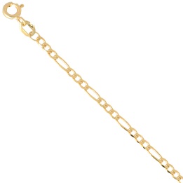 Łańcuszek złoty figaro 40cm złoto pr.585