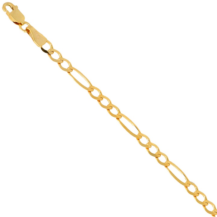 Łańcuszek złoty figaro 45cm 3.5mm złoto pr.585