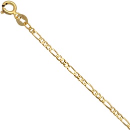 Łańcuszek złoty figaro 55cm 2.3mm złoto pr.585