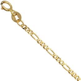 Łańcuch złoty figaro grawerowane 50cm 2.3mm 585