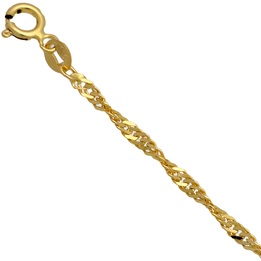 Łańcuszek złoty singapur 55cm 2.8mm złoto pr.585