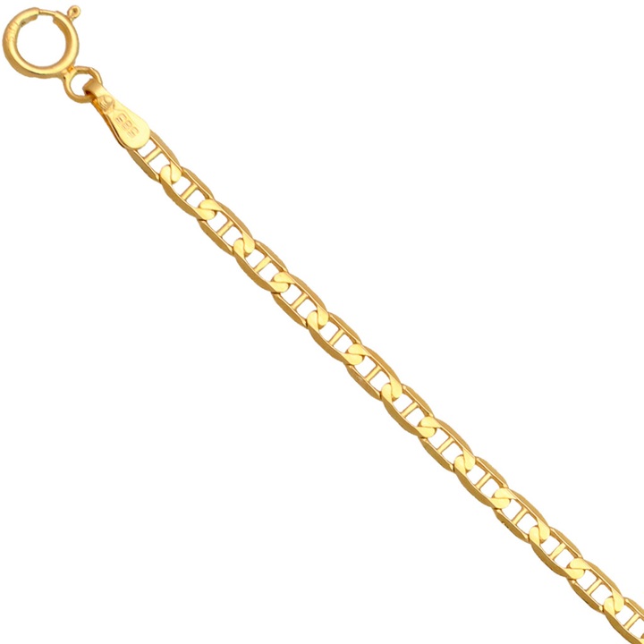 Łańcuszek złoty żyletka 40cm 2.4mm złoto pr.585