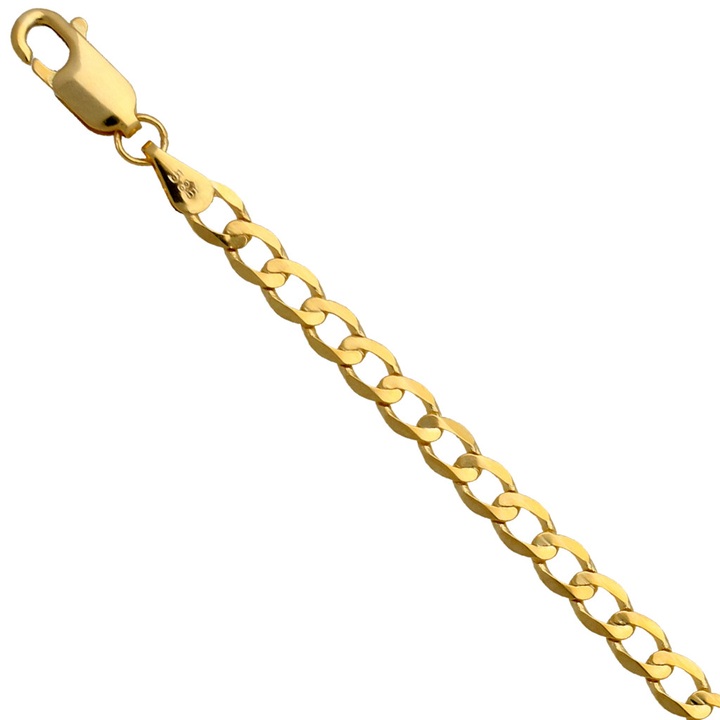 Łańcuszek złoty pancerka 50cm 3.9mm złoto pr.585