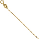 Łańcuszek złoty singapur 45cm 1.2mm złoto pr.585