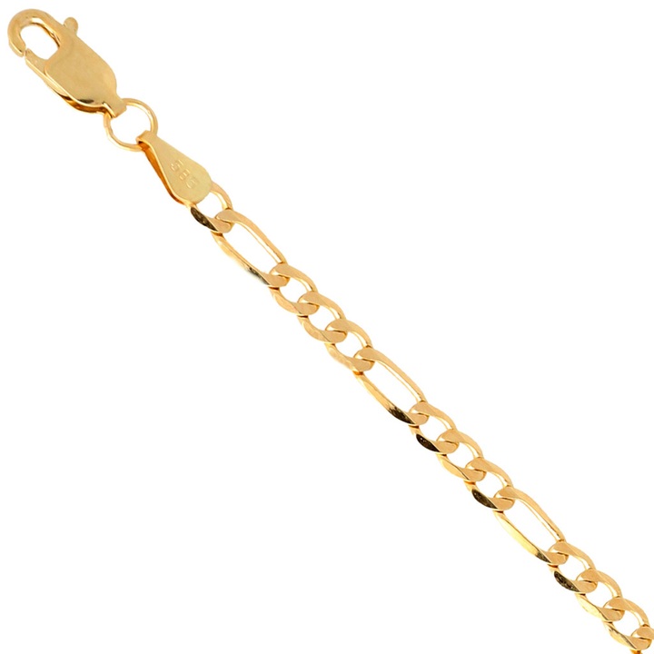 Łańcuszek złoty figaro 55cm 3.3mm złoto pr.585