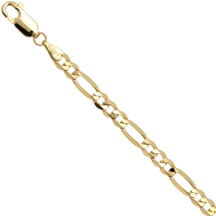 Łańcuszek złoty figaro 55cm 4.1mm złoto pr.585
