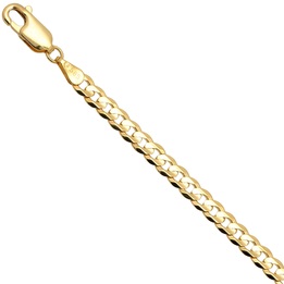 Łańcuszek złoty pancerka 60cm 3.9mm złoto pr.585