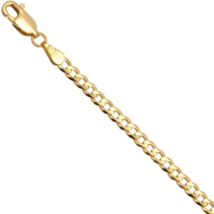 Łańcuszek złoty pancerka 50cm 3.1mm złoto pr.585