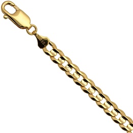 Łańcuszek złoty pancerka 50cm 6.1mm złoto pr.585