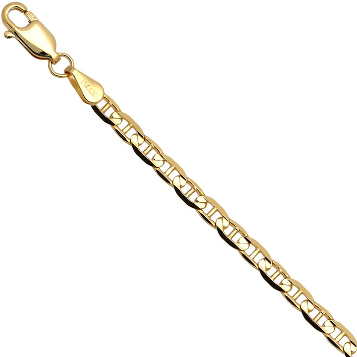 Łańcuszek złoty żyletka 50cm 3mm złoto pr.585