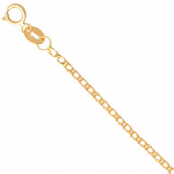 Łańcuszek złoty rombo 45cm...