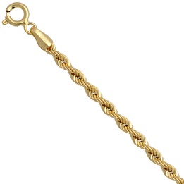 Łańcuszek złoty kordel 50cm 3.2mm złoto pr.585