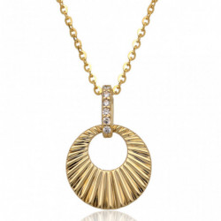 Naszyjnik złoty koła złoto...