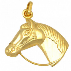 Wisiorek złoty koń głowa...