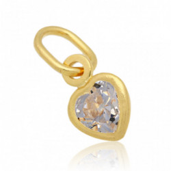 Wisiorek złoty serce z...